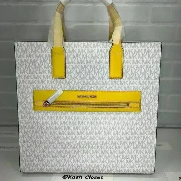Michael Kors Kenly Tote Large bag Citrus Multi - Picture 1 of 9